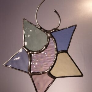 Star Designed Stained Glass