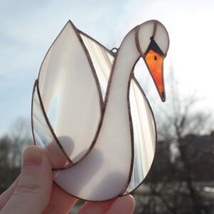 Duck Stained Glass Art