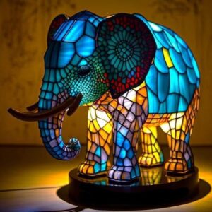 Elephant Stained Art