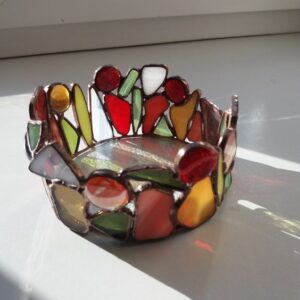 Crown Design Stained Glass